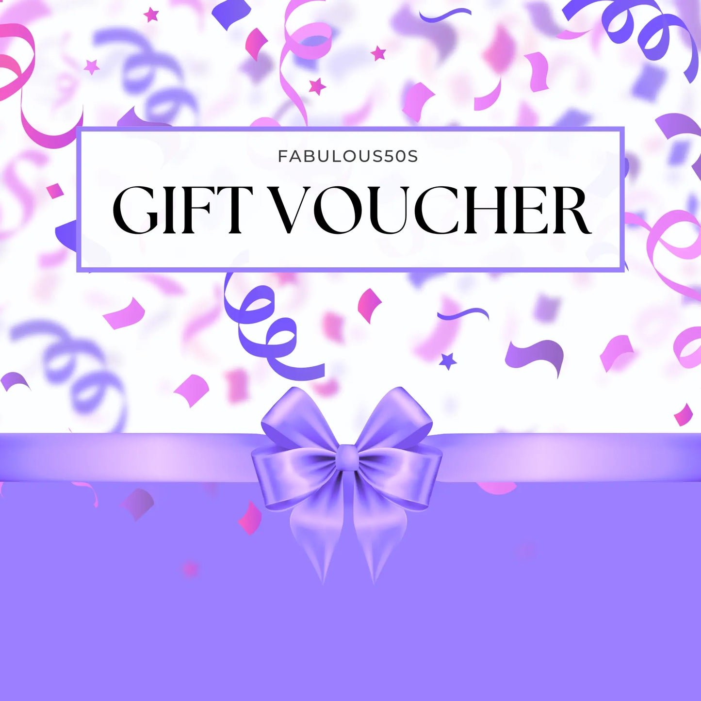 Fabulous50s Gift Card Fabulous50s