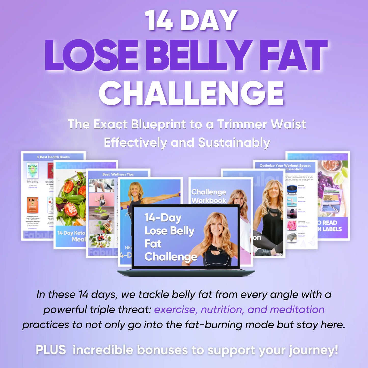 Lose Belly Fat 14-Day Challenge Fabulous50s