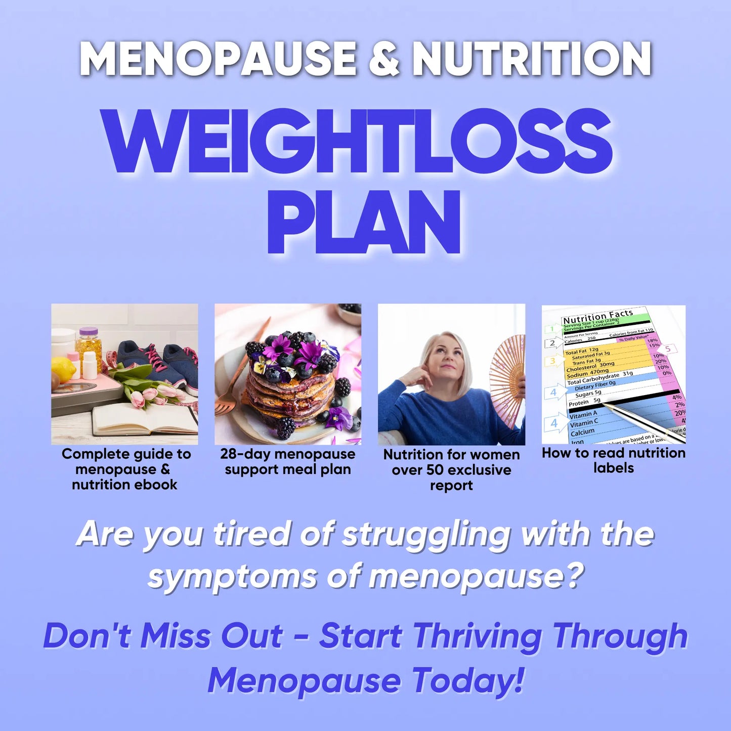 Menopause and Nutrition Weight Loss Bundle Fabulous50s