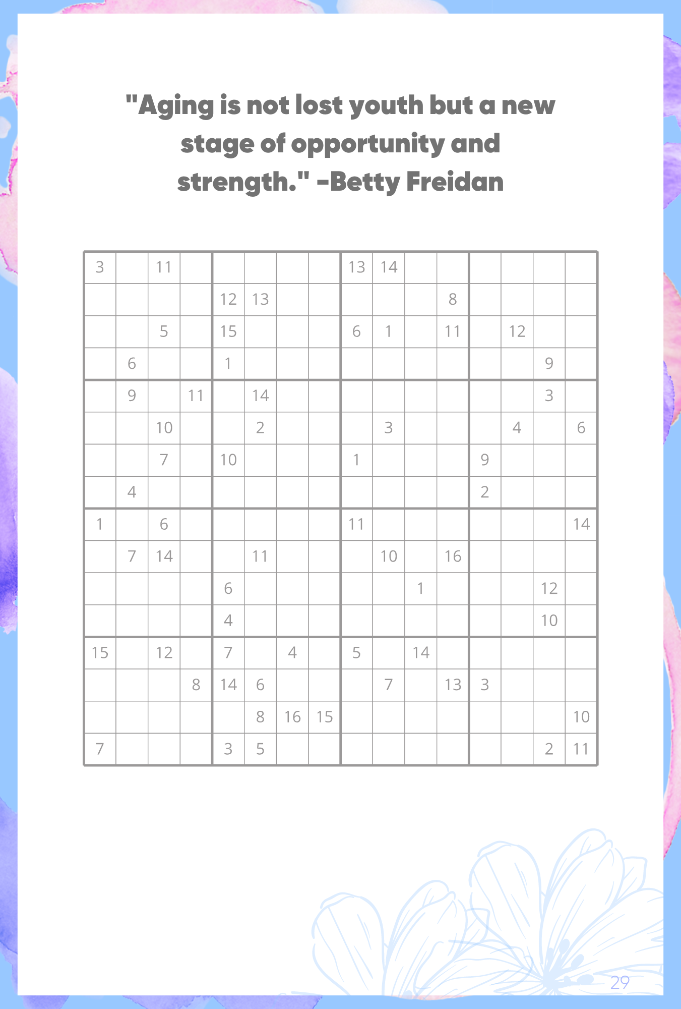 Sudoku for Women Over 50 Fabulous50s
