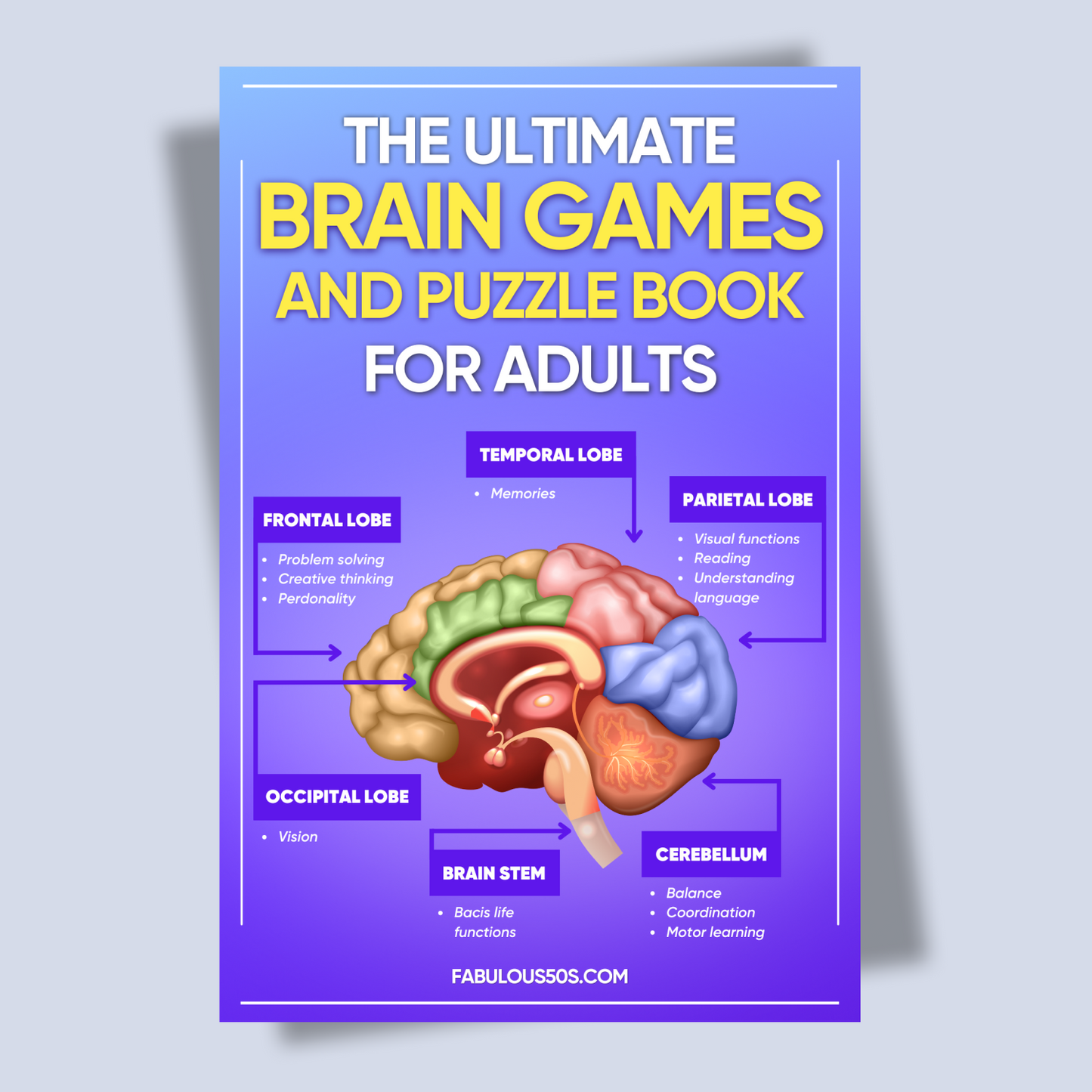 The Ultimate Brain Games and Puzzle Books for Adults Fabulous50s