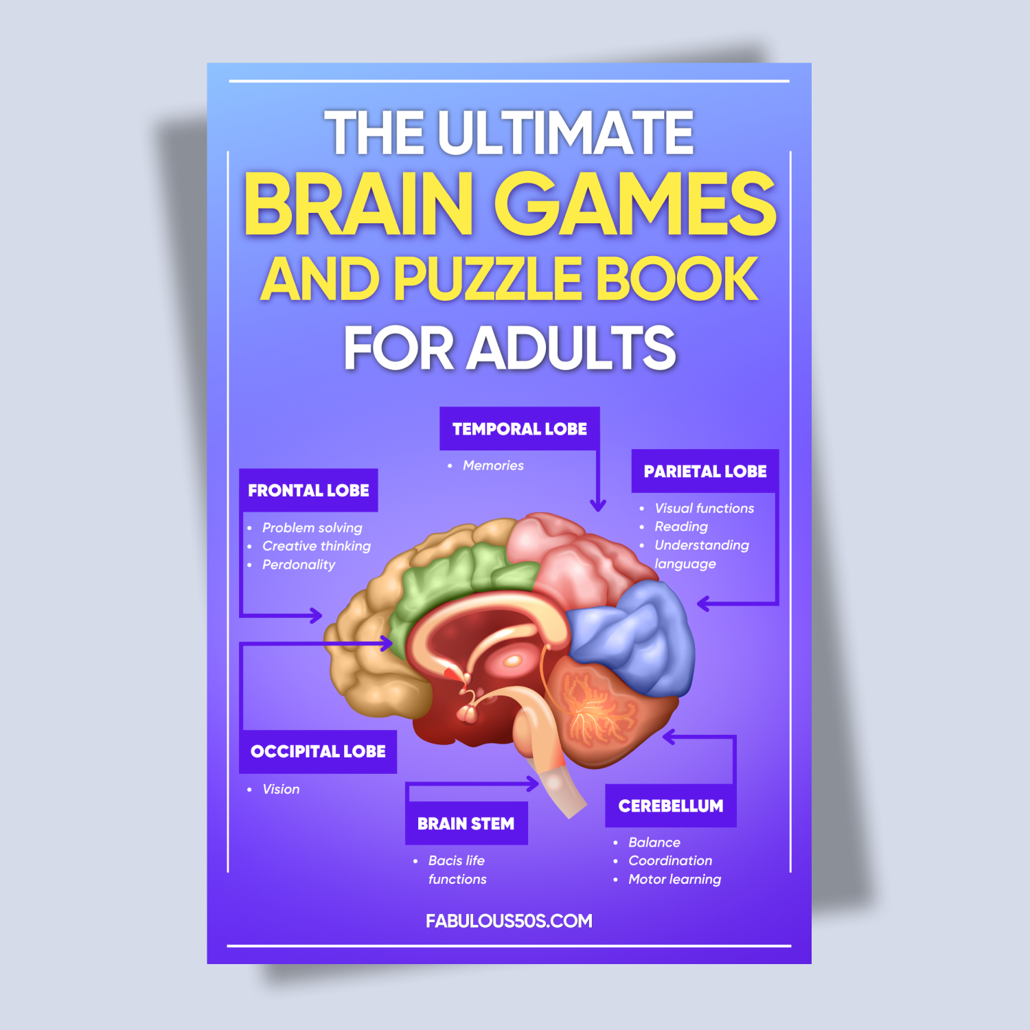 The Ultimate Brain Games and Puzzle Books for Adults Fabulous50s