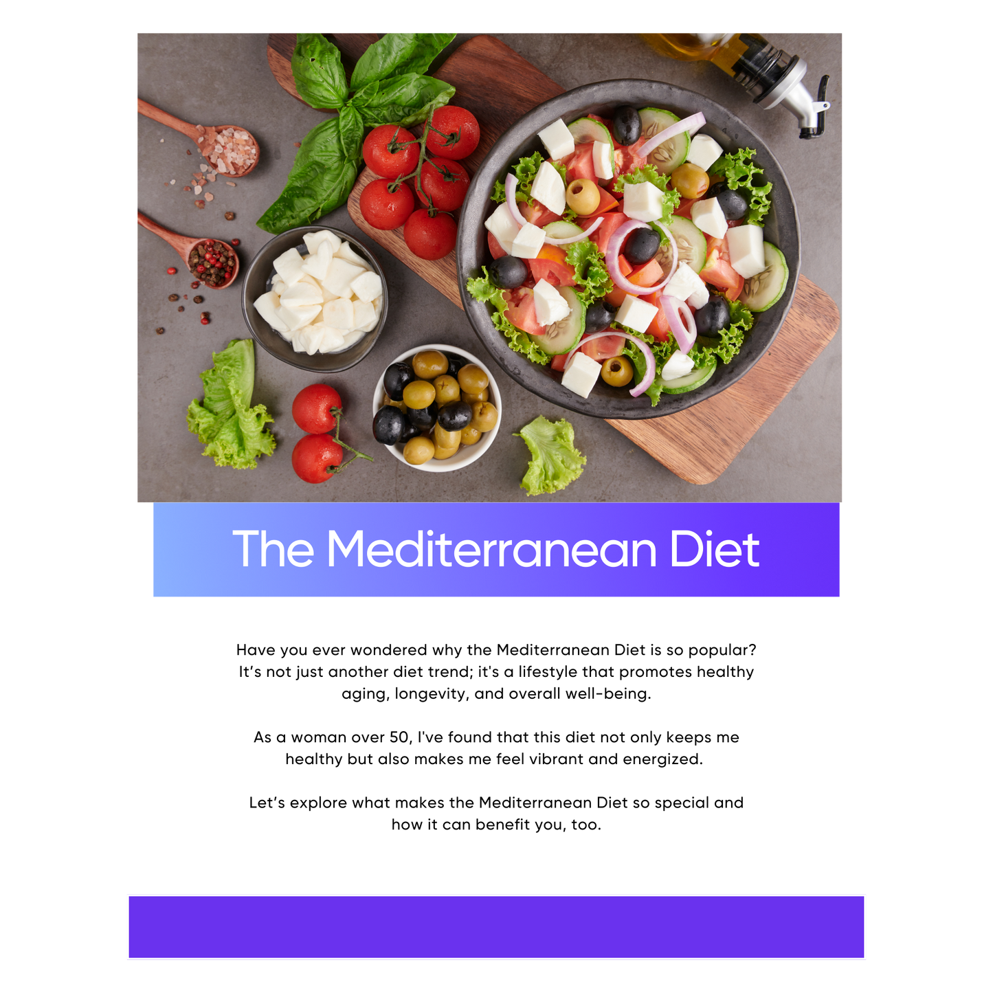 28-Day Mediterranean Diet Meal Plan