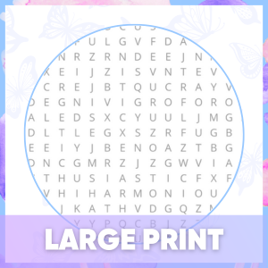 Positivity Word Search For Women Over 50 (Large Print)