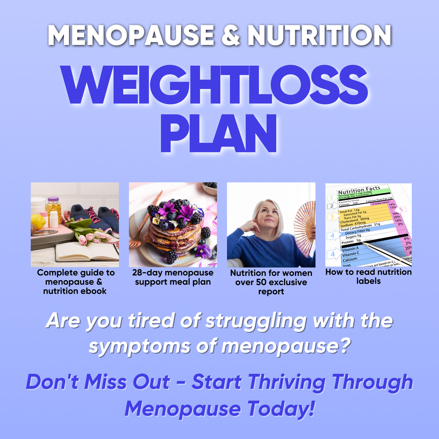 Menopause and Nutrition Weight Loss Bundle