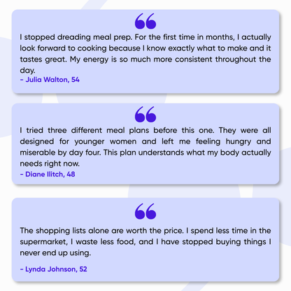 28-Day Menopause Meat-Based Meal Plan for Women