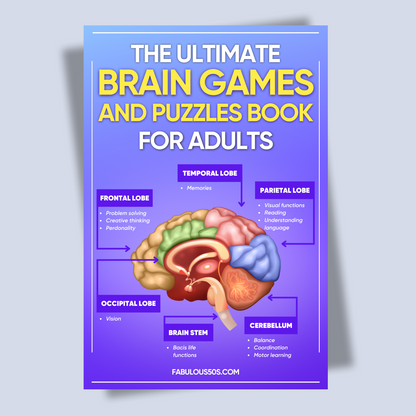 The Ultimate Brain Games and Puzzle Books for Adults