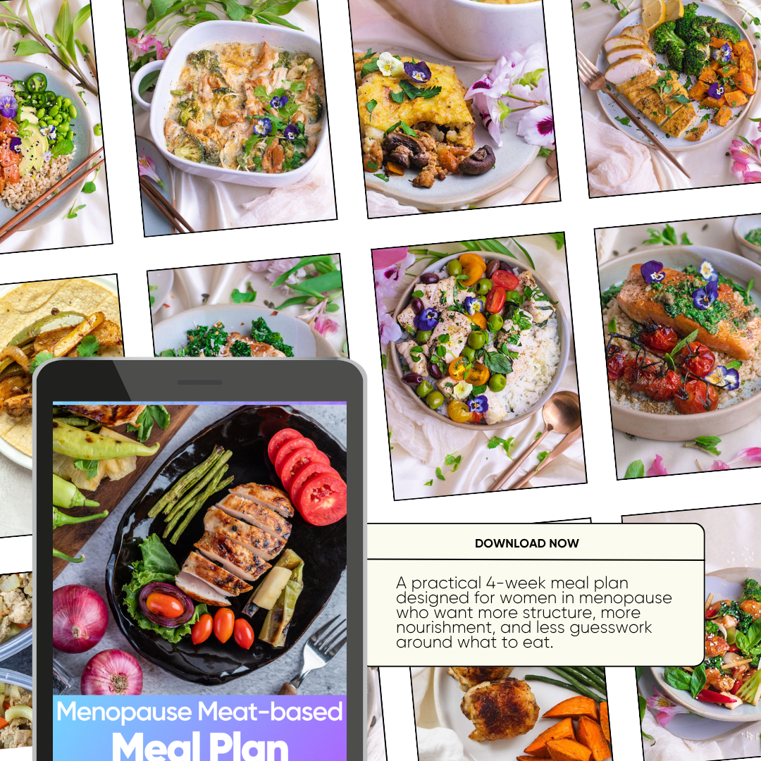 28-Day Menopause Meat-Based Meal Plan for Women